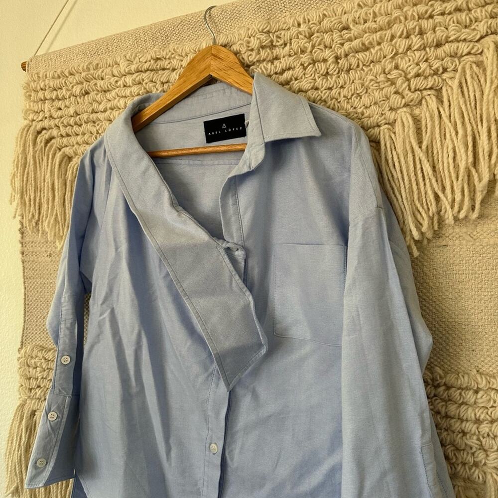 Abel Lopez Asymmetrical Button Down Tunic - image 2